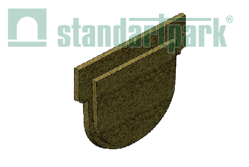 Заглушка полимербетонная ЗЛВ-20.29.33-П-П 6751, Стандартпарк